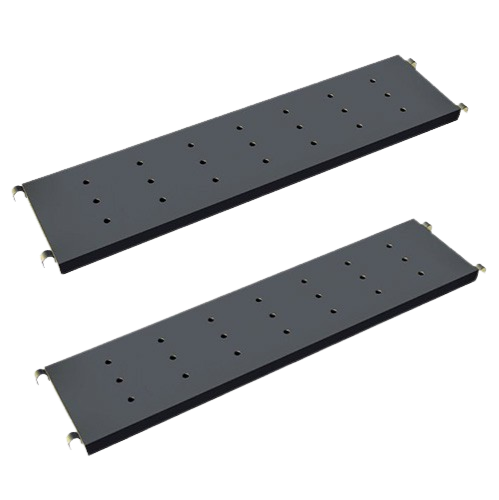 Piso metálico 1,0 x 0,25 m para montagem de torre de andaime tubular – disponível para locação